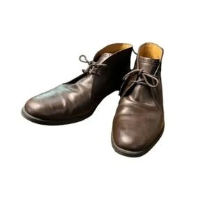 Men polo boots dark brown